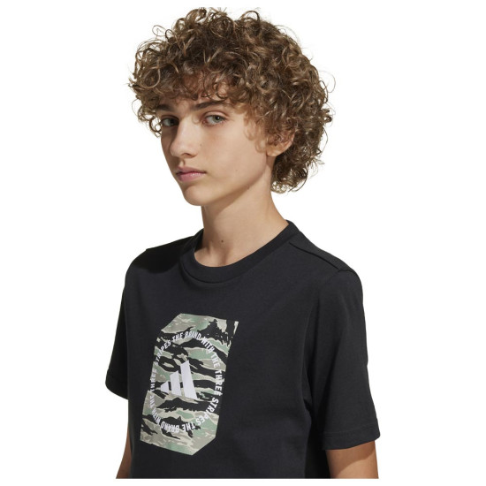 Adidas Παιδική κοντομάνικη μπλούζα Camo Box Adidas Παιδική κοντομάνικη μπλούζα Camo Box